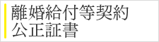 離婚給付等契約公正証書