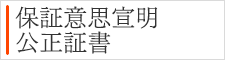 保証意思宣明公正証書